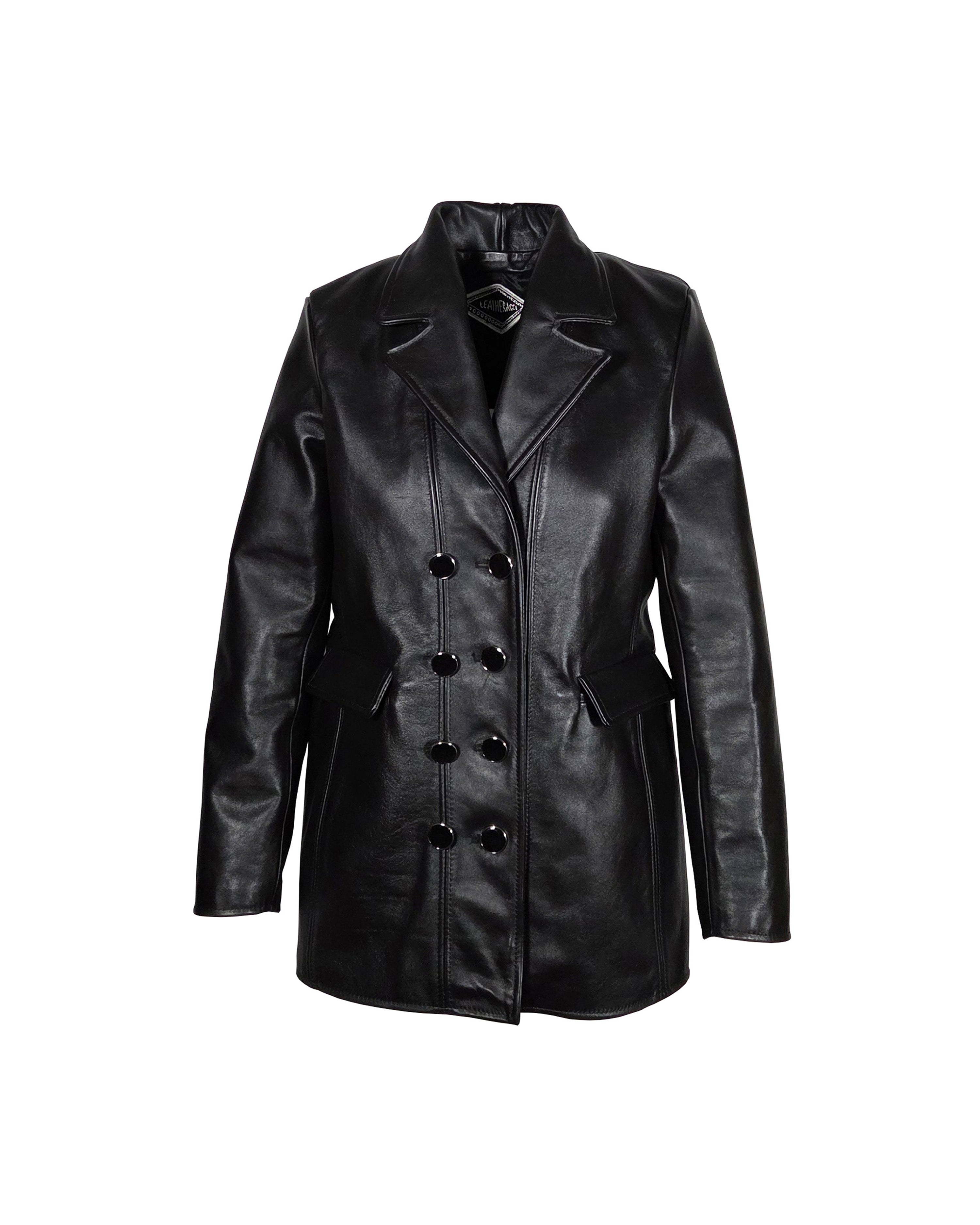The "Sobel" Leather Suit Jacket/Mini