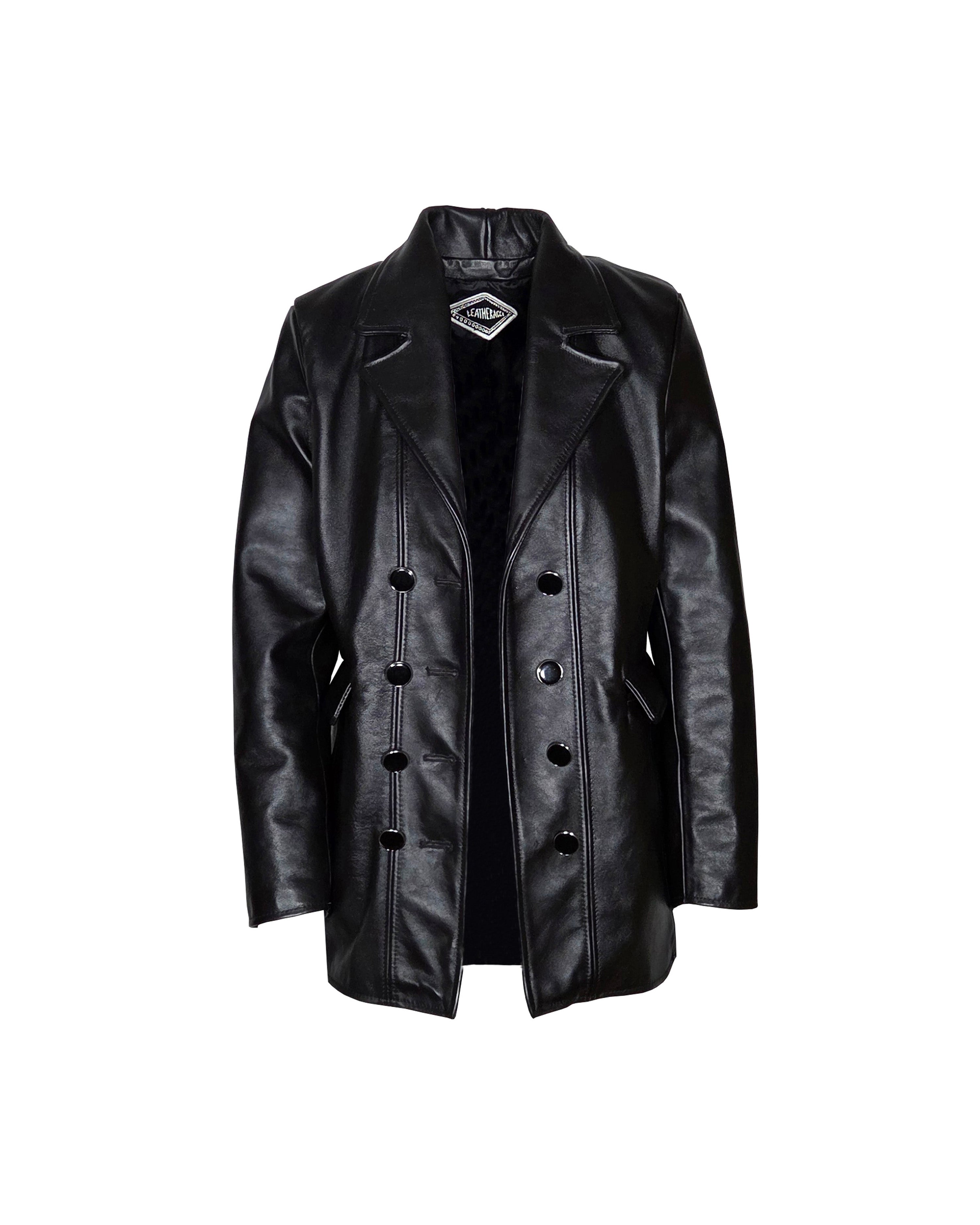 The "Sobel" Leather Suit Jacket/Mini