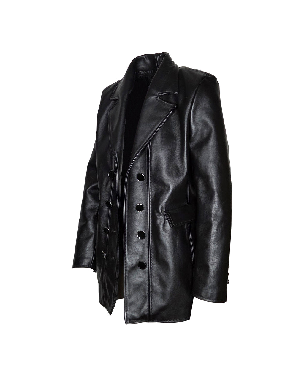 The "Sobel" Leather Suit Jacket/Mini