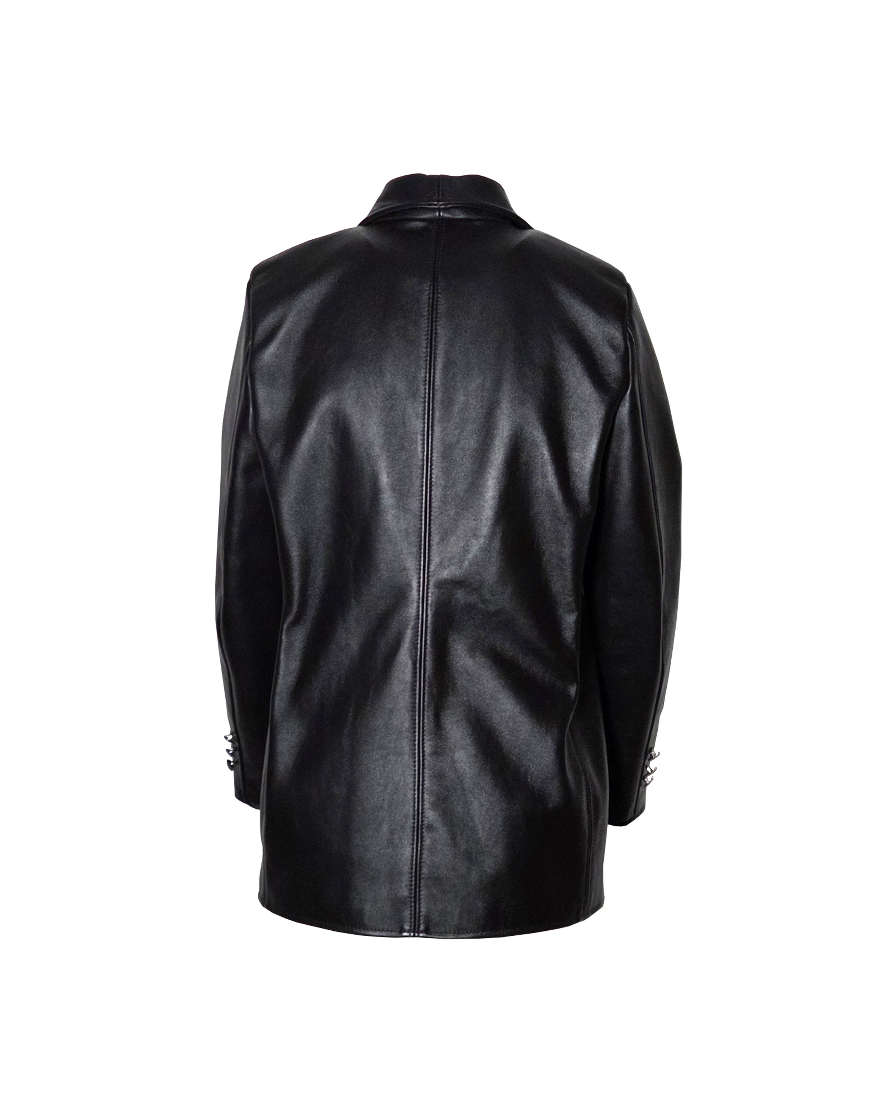 The "Sobel" Leather Suit Jacket/Mini