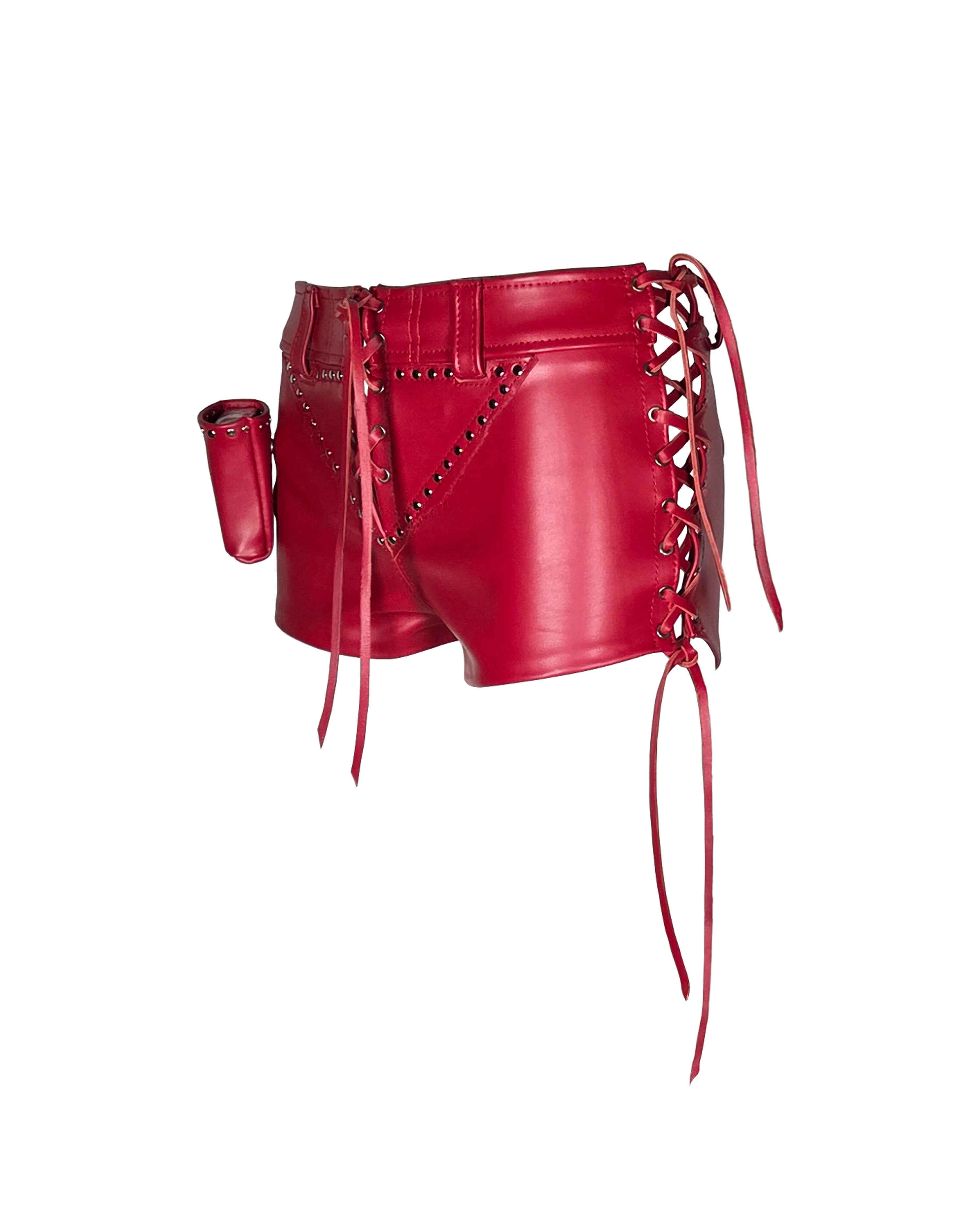 The "Ace" Leather Cigarette Hot Pants