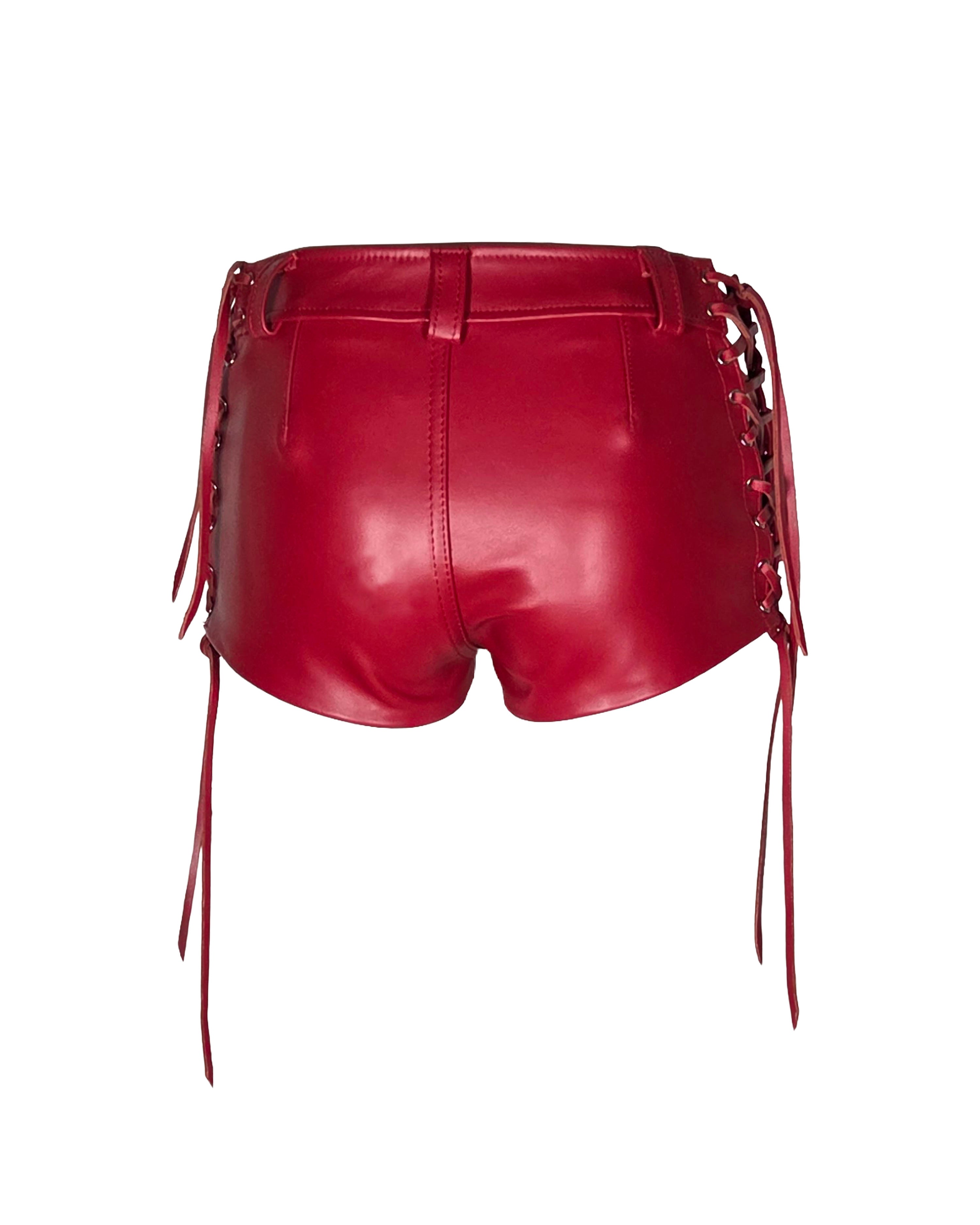 The "Ace" Leather Cigarette Hot Pants