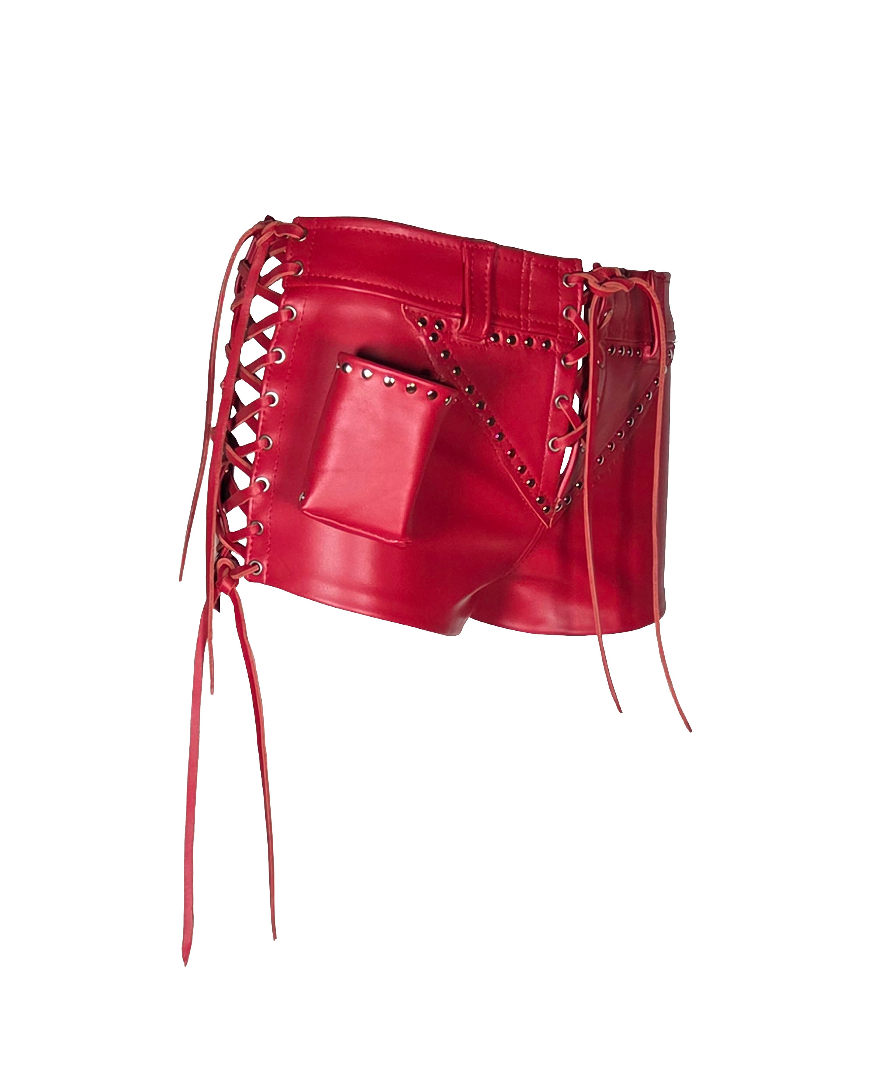 The "Ace" Leather Cigarette Hot Pants