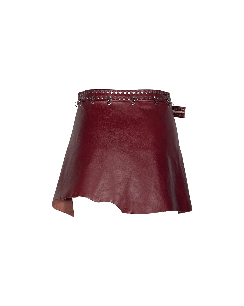 Open-Front Belted Heart Mini