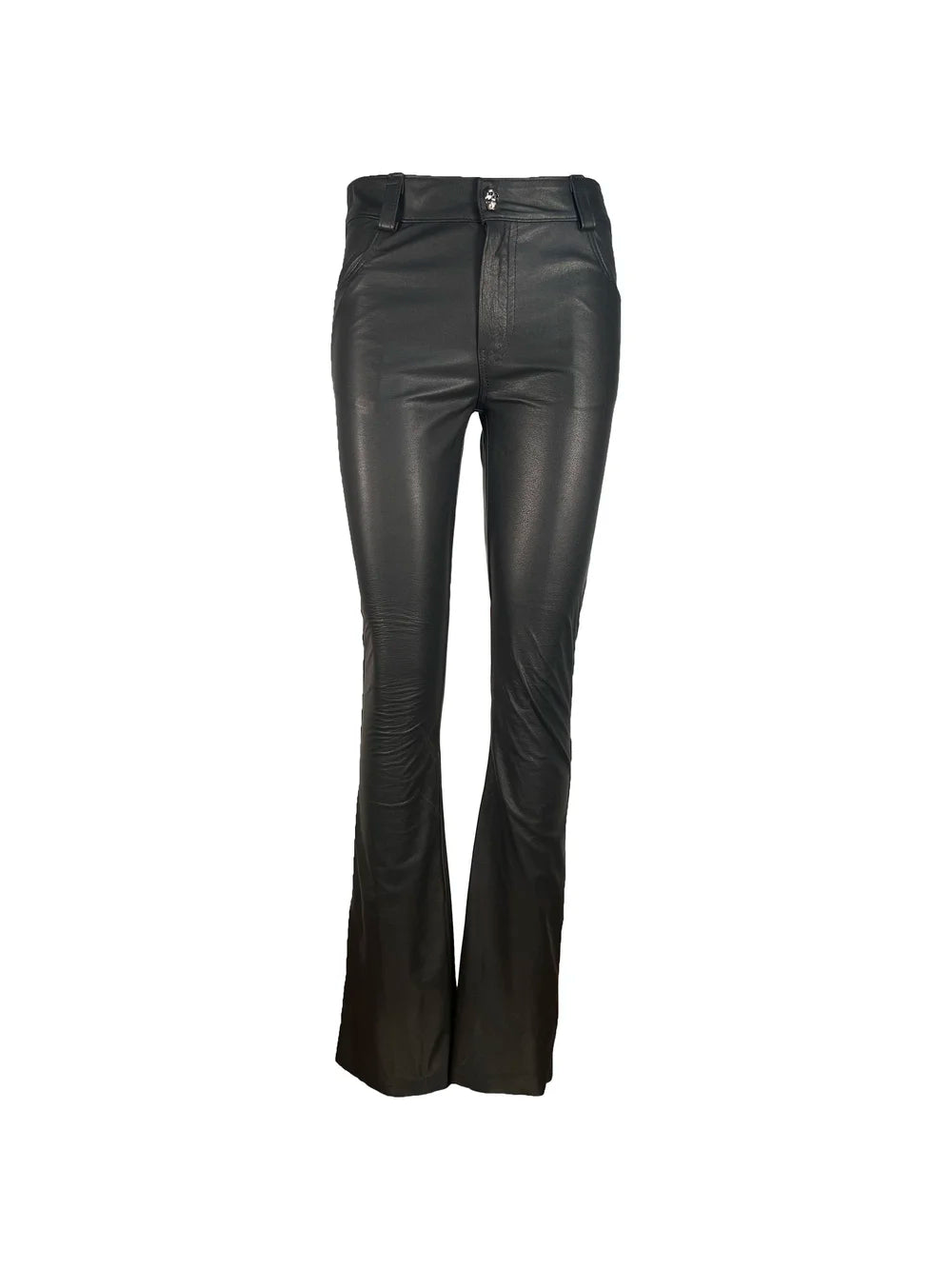 Leather Bootcut Jean