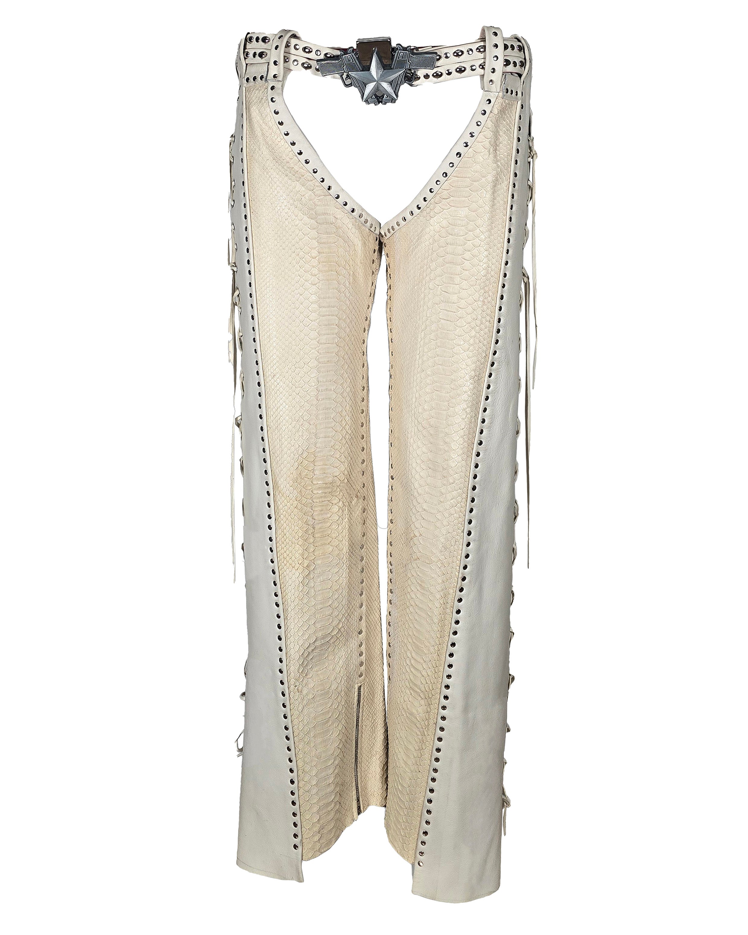 Snakeskin and Leather Chaps