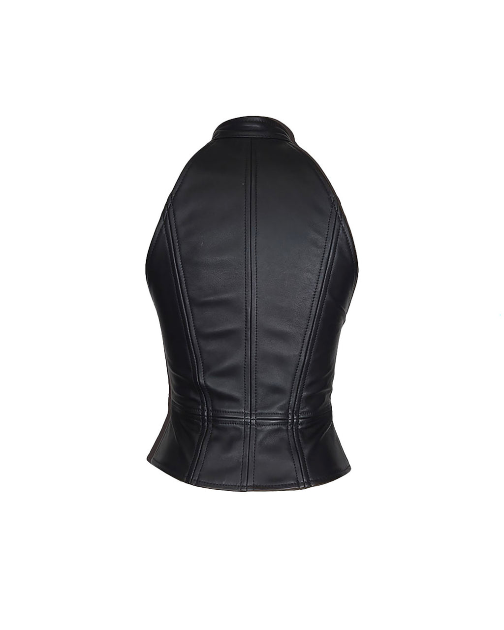 The "Bunny" Zip Front Leather Top