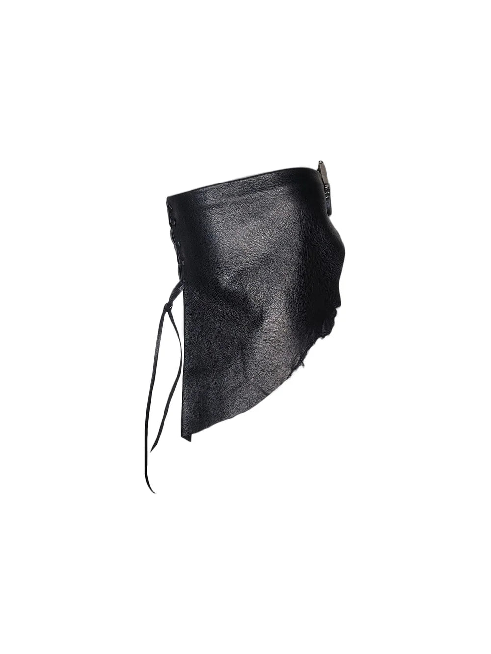 Black Leather Gun Top