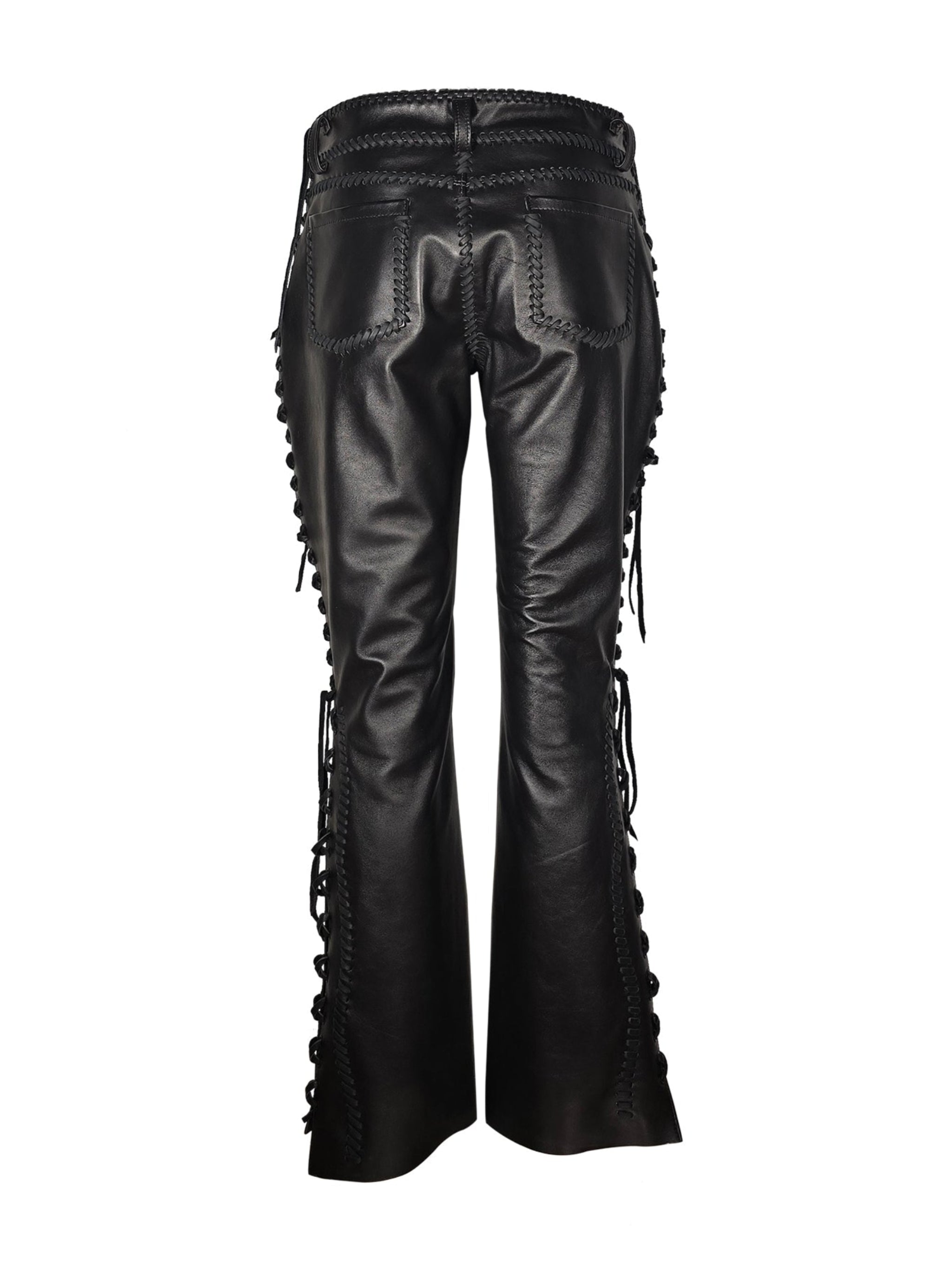 The "Rory" Whipstitched Leather Western Pant