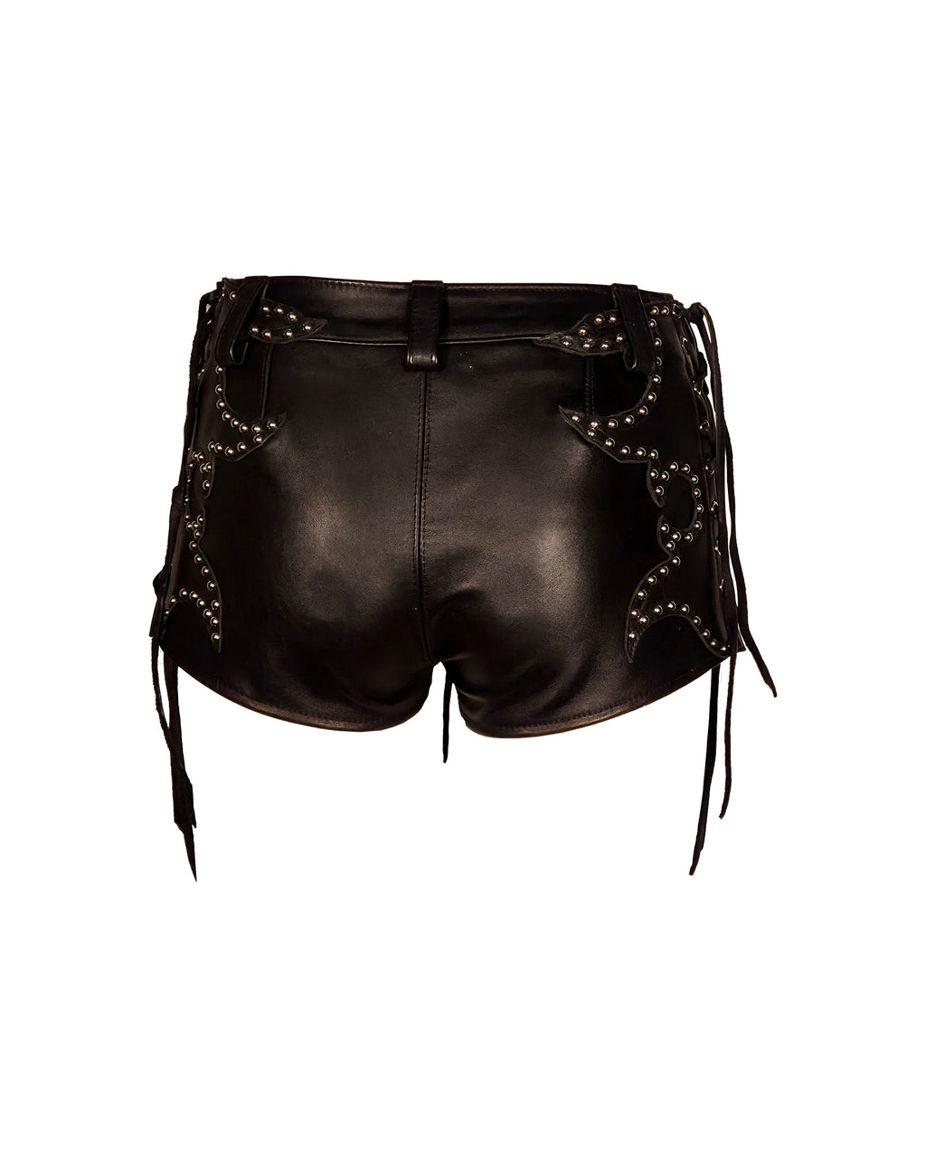 The "Salvadore" Lace-up Embellished Hot Pants