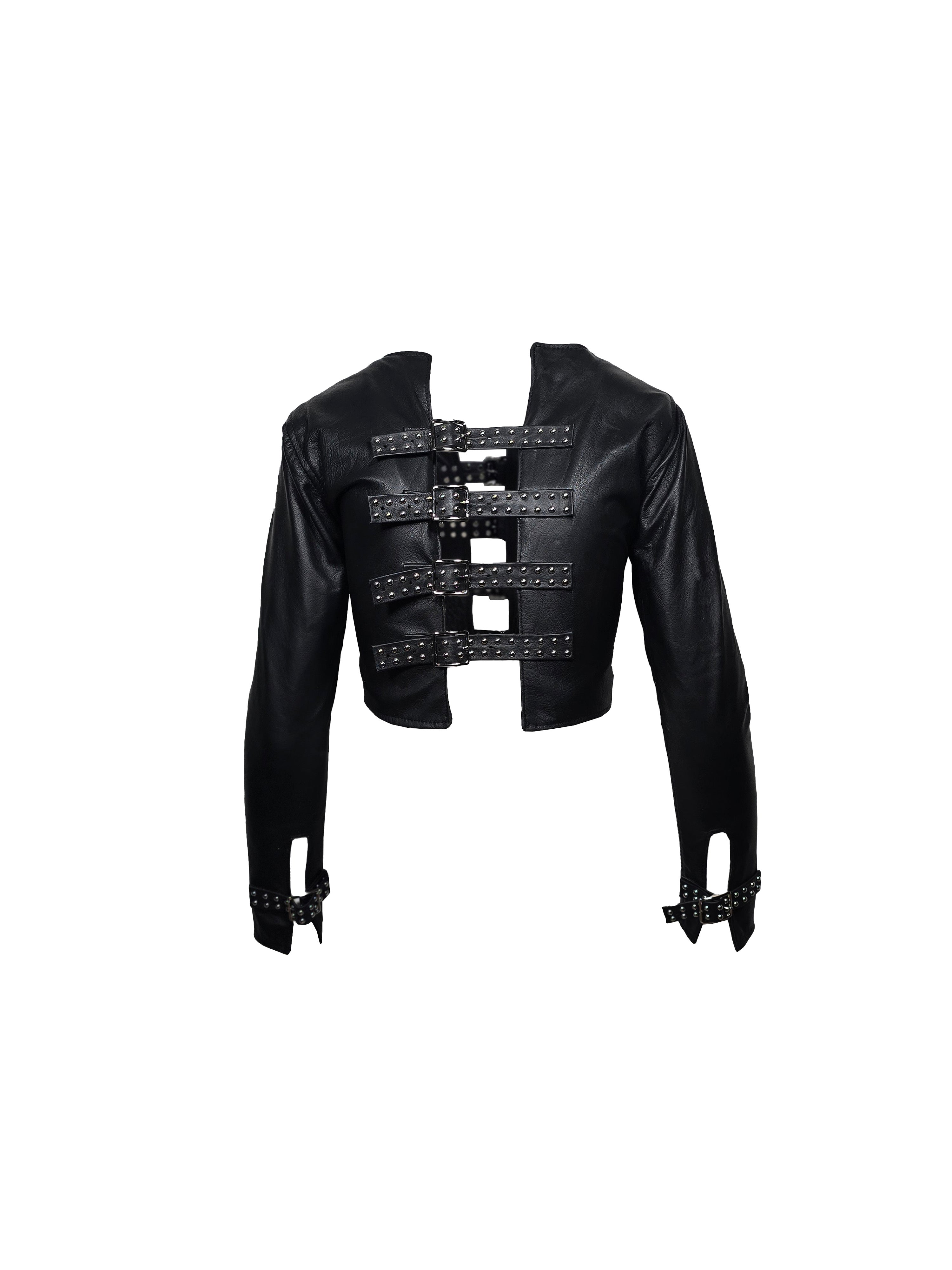 Leather Crop "Straight-jacket"