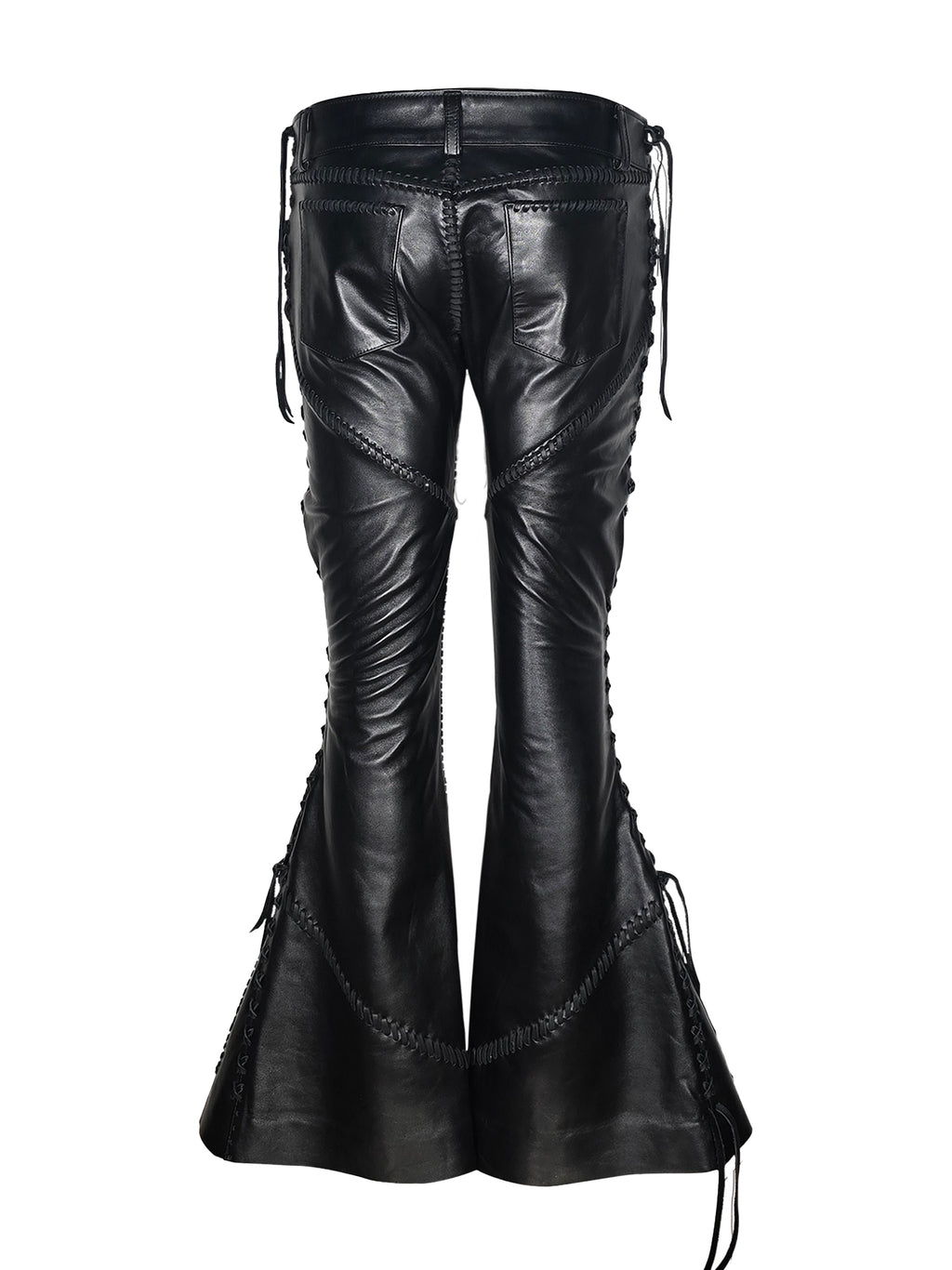 The "Keith" Leather Flare Pant